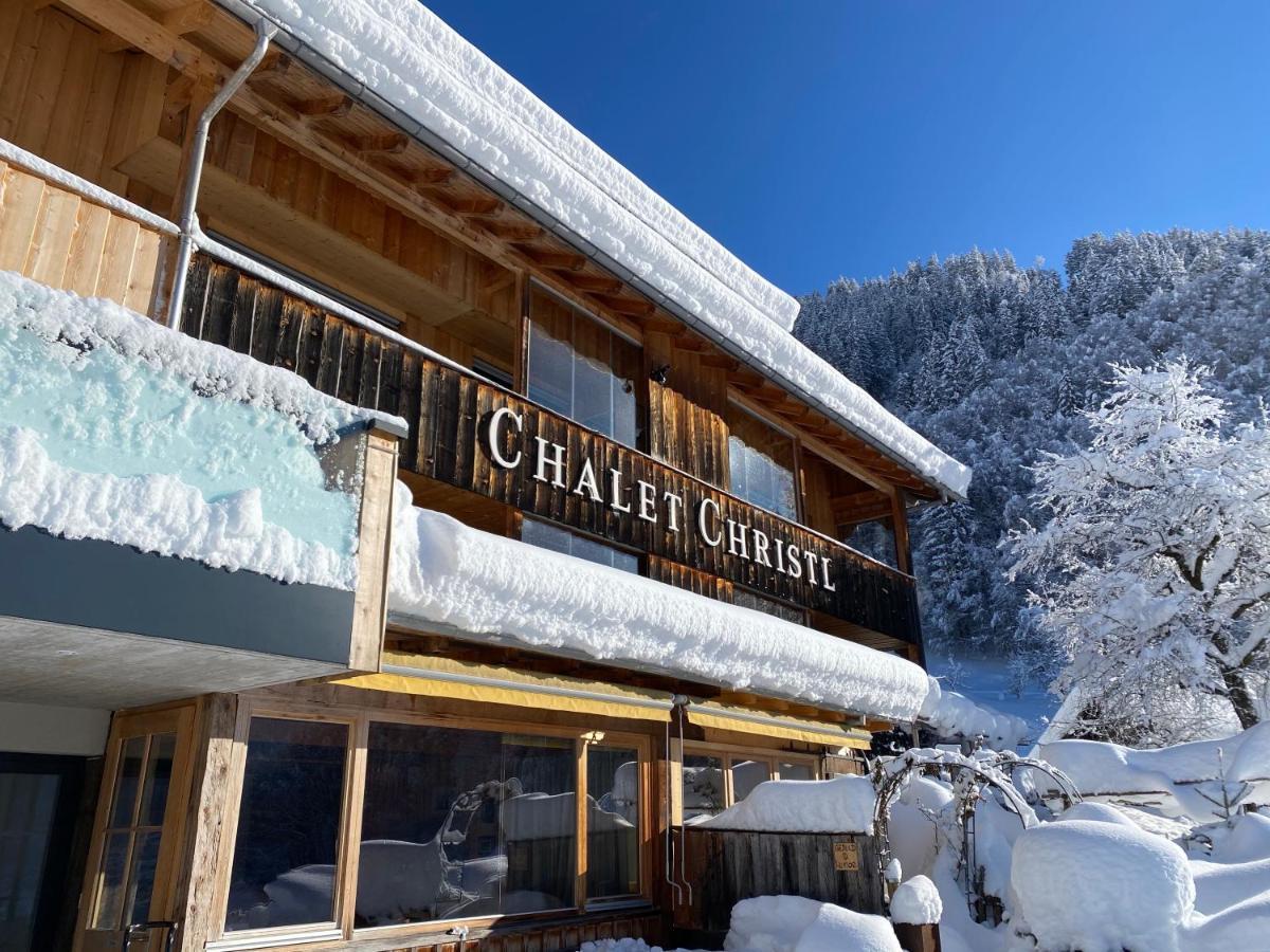 Chalet Christl Panorama Appartements 施伦斯 外观 照片